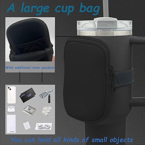 Miniatura 2 de Stanley Adventure - Bolsa para botellas de 40 onzas y IceFlow de 20 oz30 onzas, bolsillo para vaso para mujer, para gimnasio, caminar, correr,