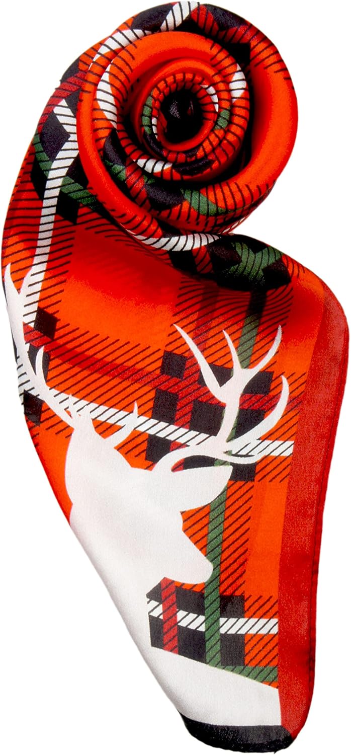 VIVIAN & VINCENT Pure Mulberry Silk Scarf for women Square Neck Scarfs 21" x 21" Lightweight Neckerchief Gift Packed - Image 4