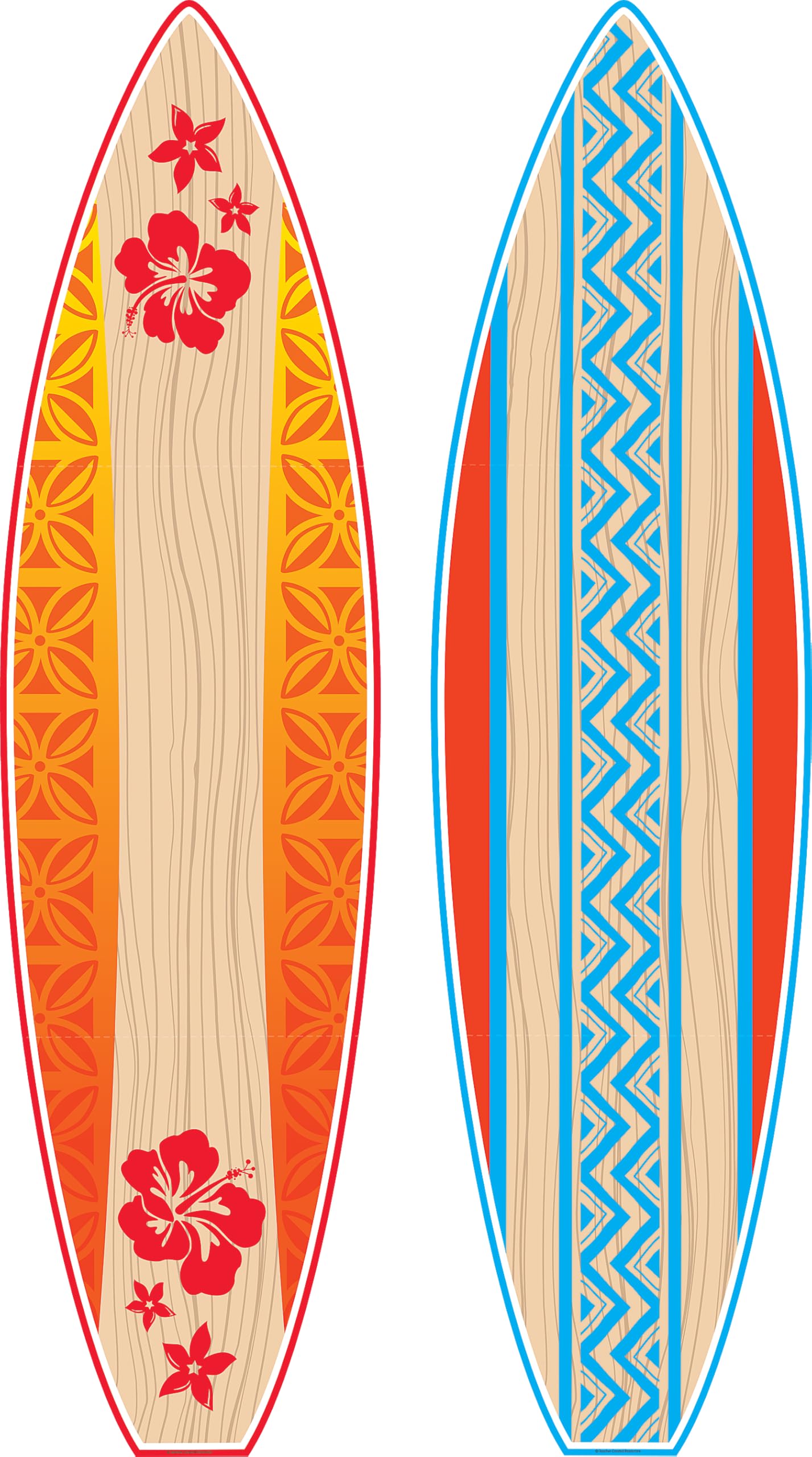 Teacher Created Resources Giant Surfboards Bulletin Board (TCR5090)