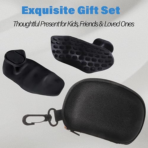 Miniatura 2 de Puños de entrenamiento antideslizantes ampliados de 2 generación guantes protectores de manos de goma ergonómicos, agarres de entrenamiento para