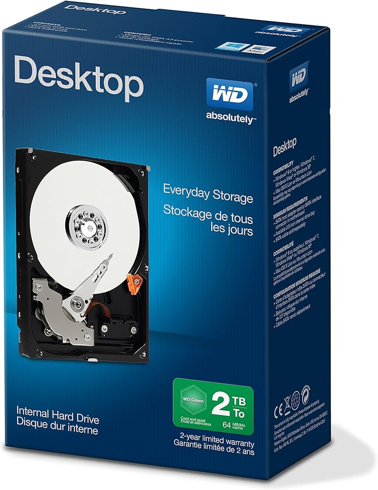 WD 2 TB 3.5-Inch Desktop Mainstream 2 thumbnail 5