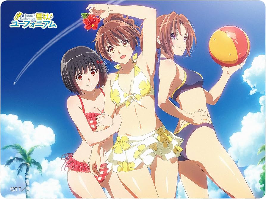 Amazon.co.jp: 響け！ユーフォニアム ステッカーマウスパッド(久美子