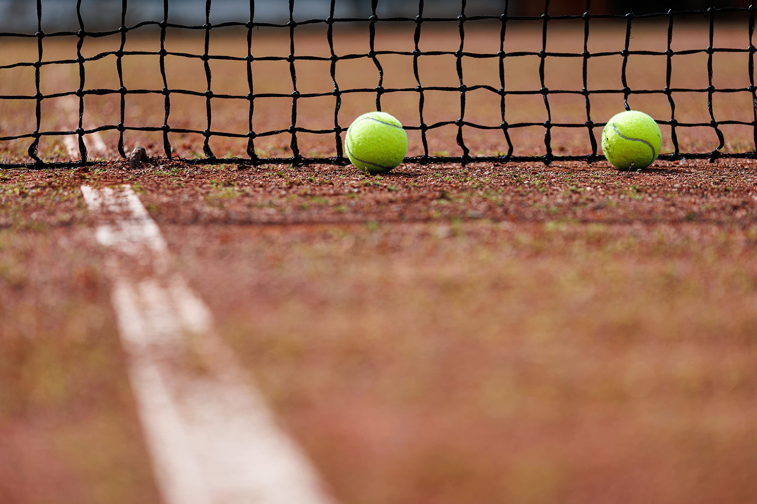 Carrington® Expert 3,5mm-Tennisnetz - Doppelmaschig - Spezielles Matschbodennetz mit oberem schmutzfreiem Band!