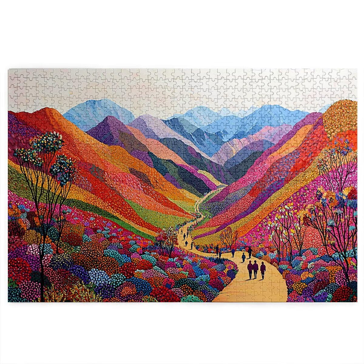Puzzle 2000 Piezas Adultos, Puzzle 2000 Piezas de Madera, Rompecabezas para Adultos Paisaje Patrón, Rompecabezas Desafiante para Toda la Familia, Regalos Originales para Mujer, Tema: Montaña, X-40