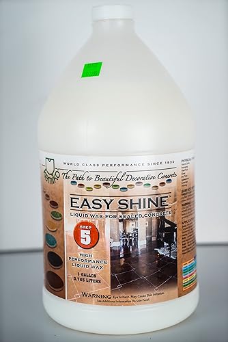 Kemiko Easy Shine - Mopa de polímero acrílico de 1 galón en cera