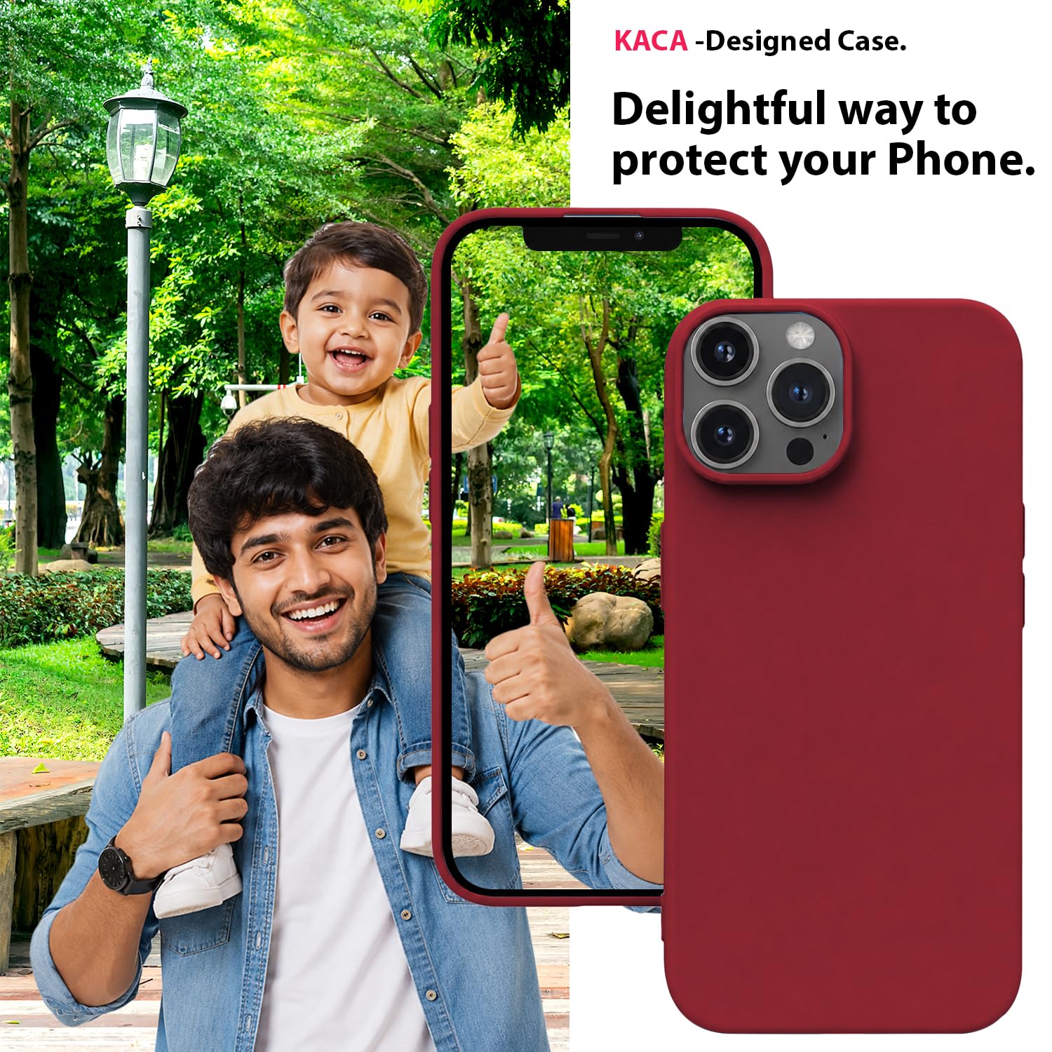 KACA Silicone Case for iPhone 16 Pro Max - Shockproof -7
