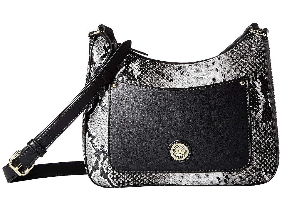 

Anne Klein Soho Crossbody (Black/White/Black) Cross Body Handbags