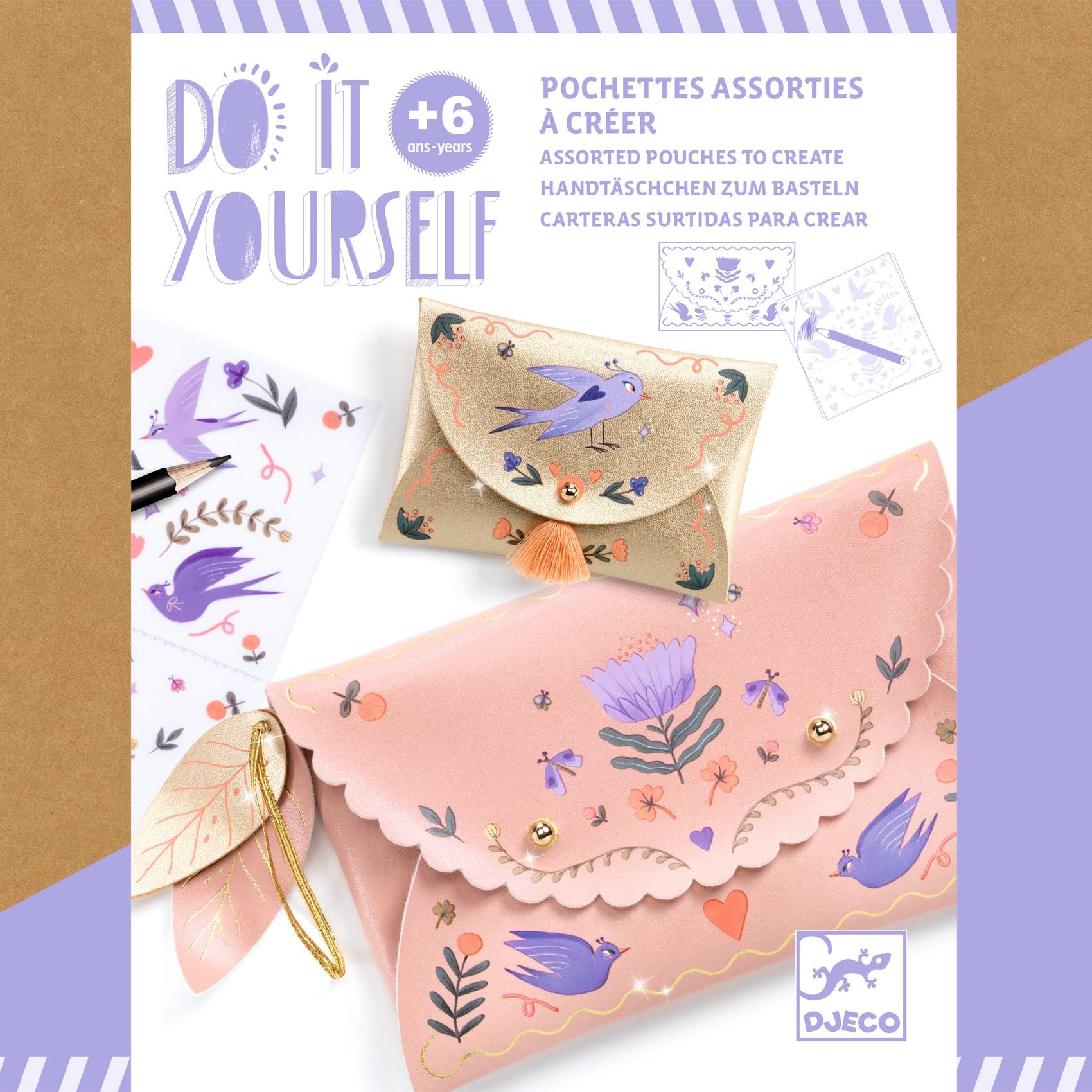 Djeco A&C DIY Bolsas Dulce Fashionista