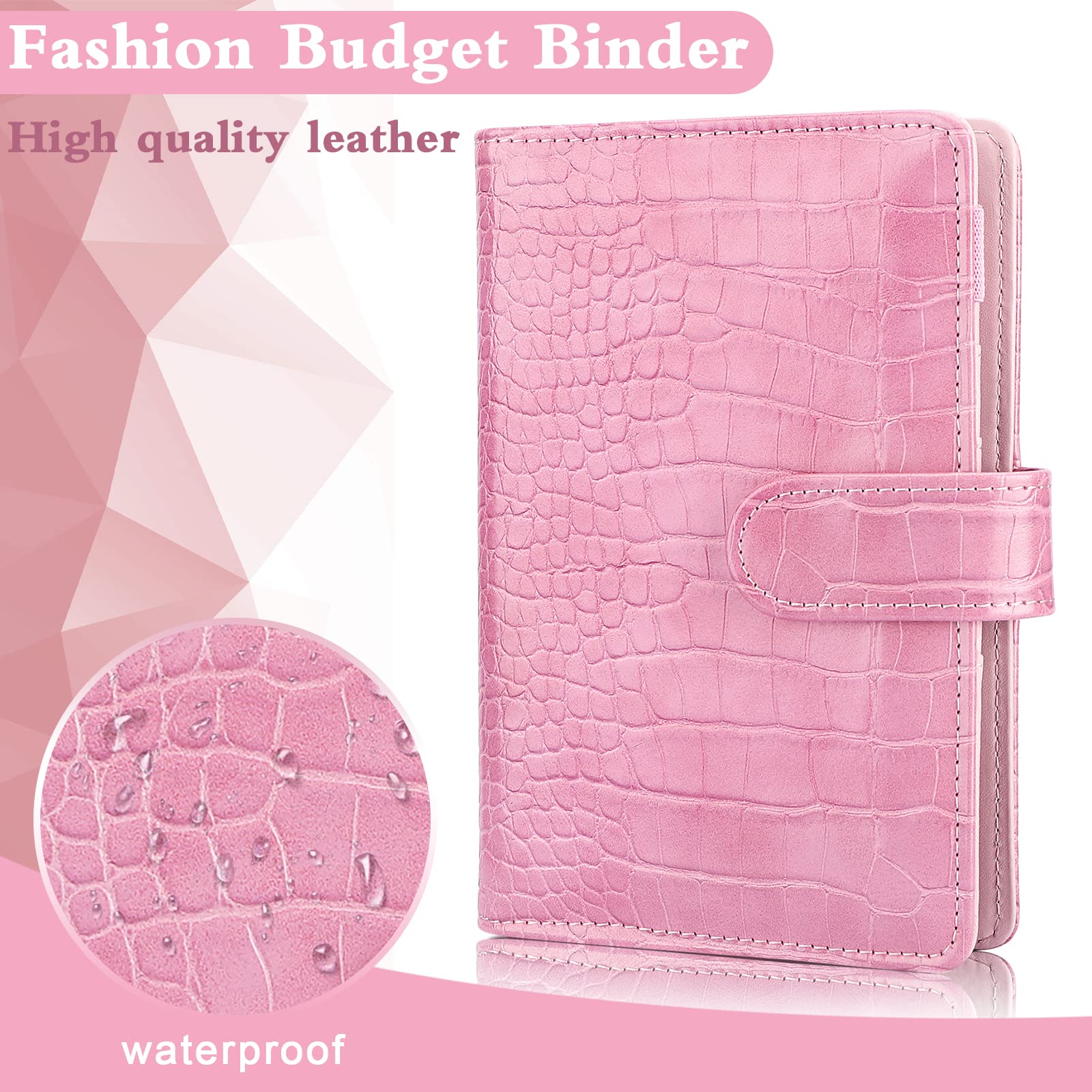 Raccoglitore A6 In Pelle PU - Con 12 Buste Con Cerniera, Per Budget, Risparmi E Organizzazione Contanti - Foto 5