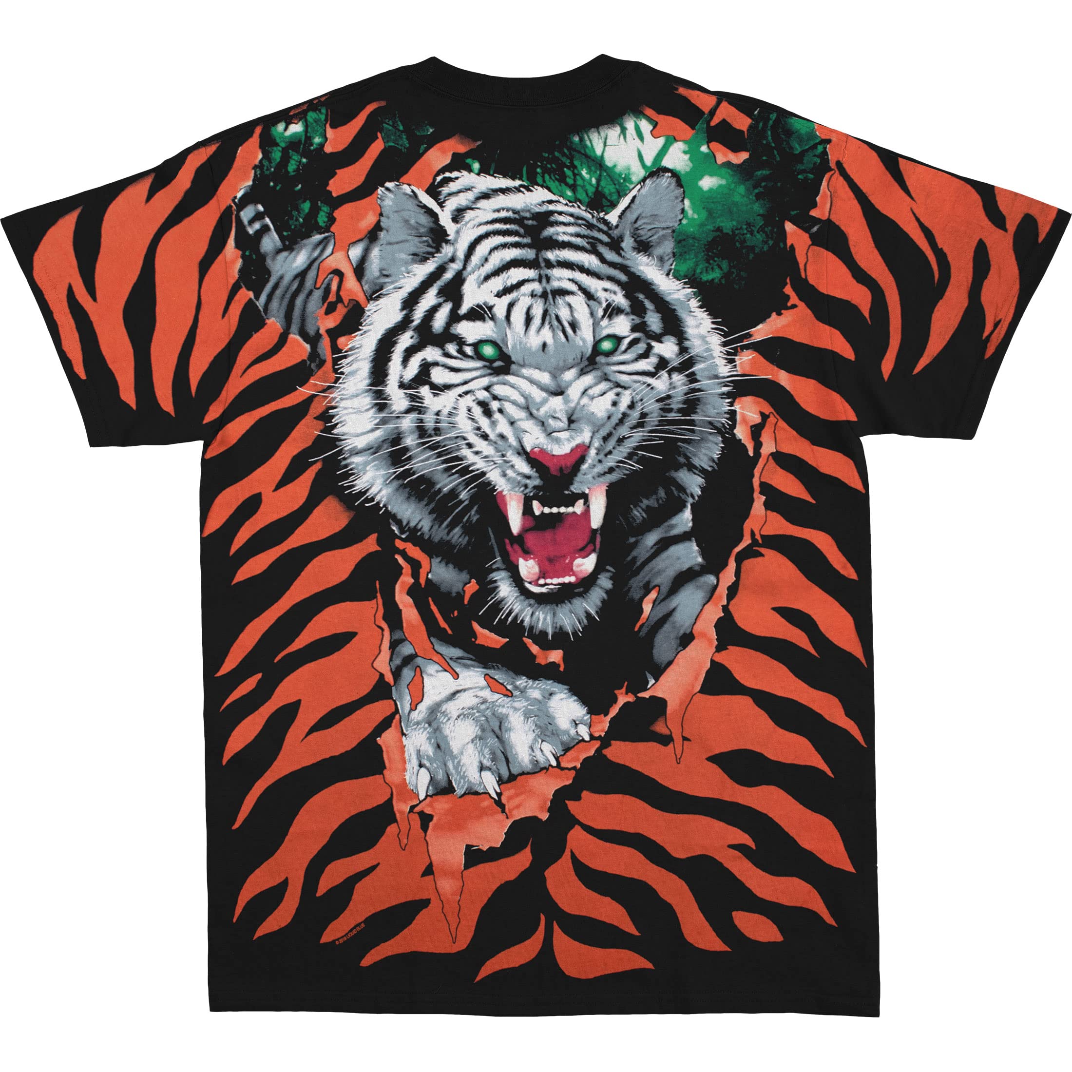 Liquid Blue Nature Tiger T-Shirt Unisex-Adulto