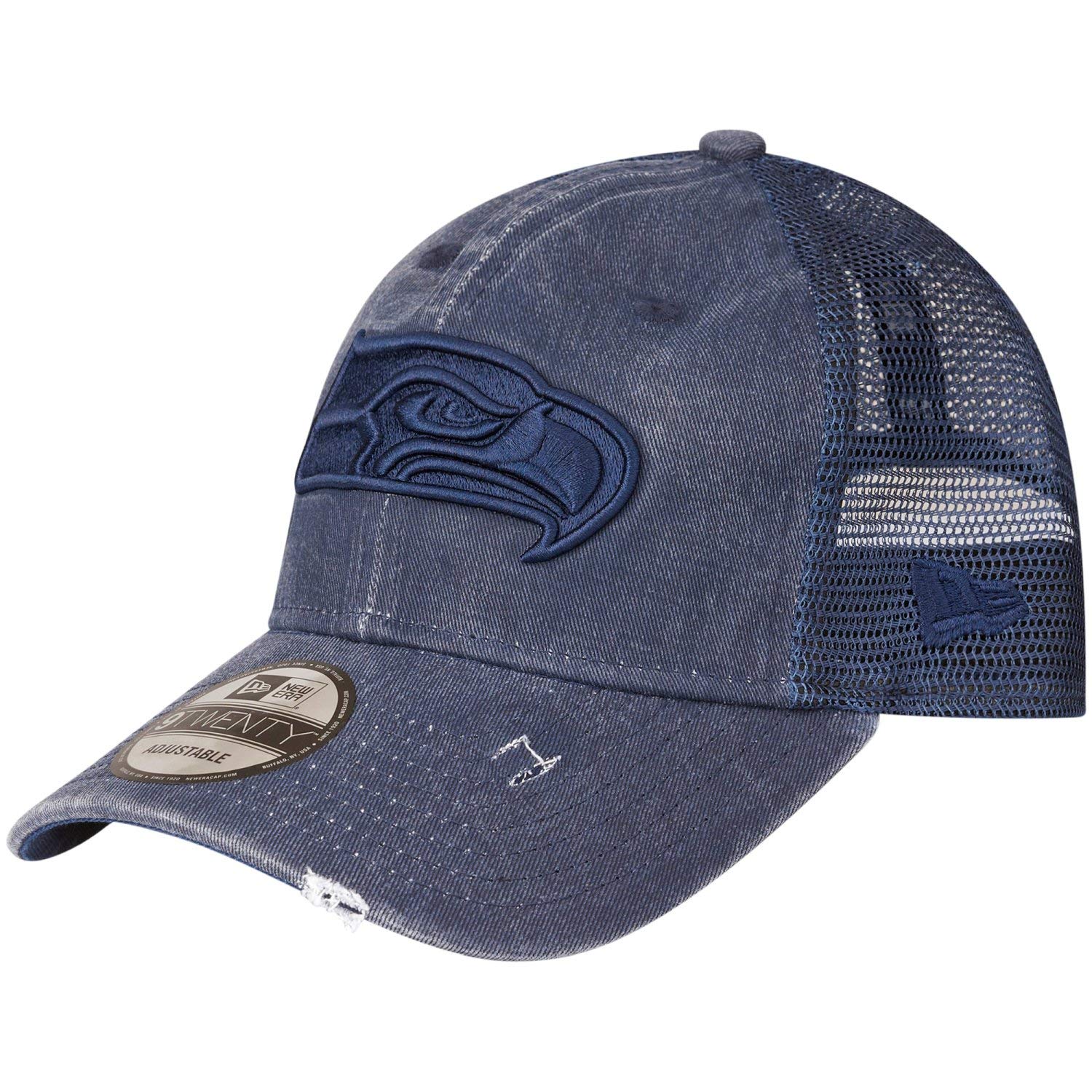 New Era 9Twenty Trucker Cap - Washed Seattle Seahawks - One Size