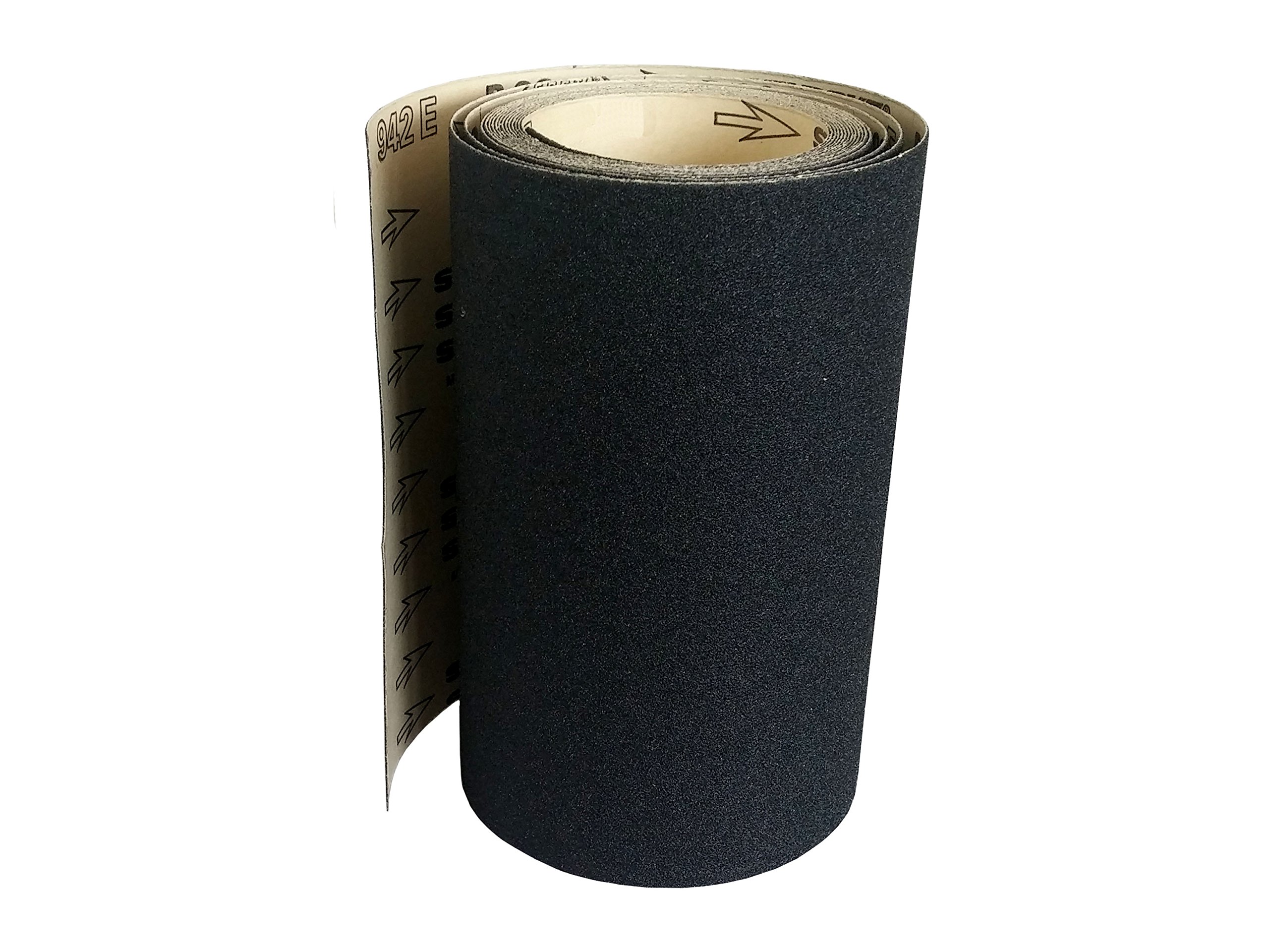Rollos de papel de lija de 8 pulgadas x 5 metros de grano 60 de carburo de silicio resistente