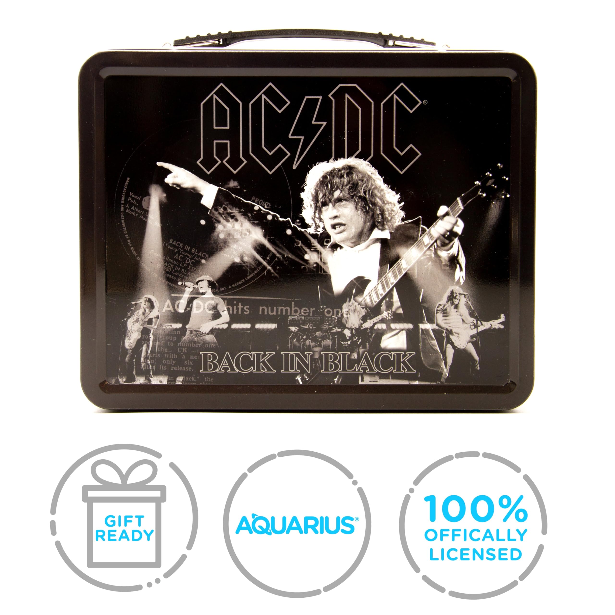 Amazon.com: AQUARIUS AC/DC Back in Black Fun Box 8.6x6.8 Inch