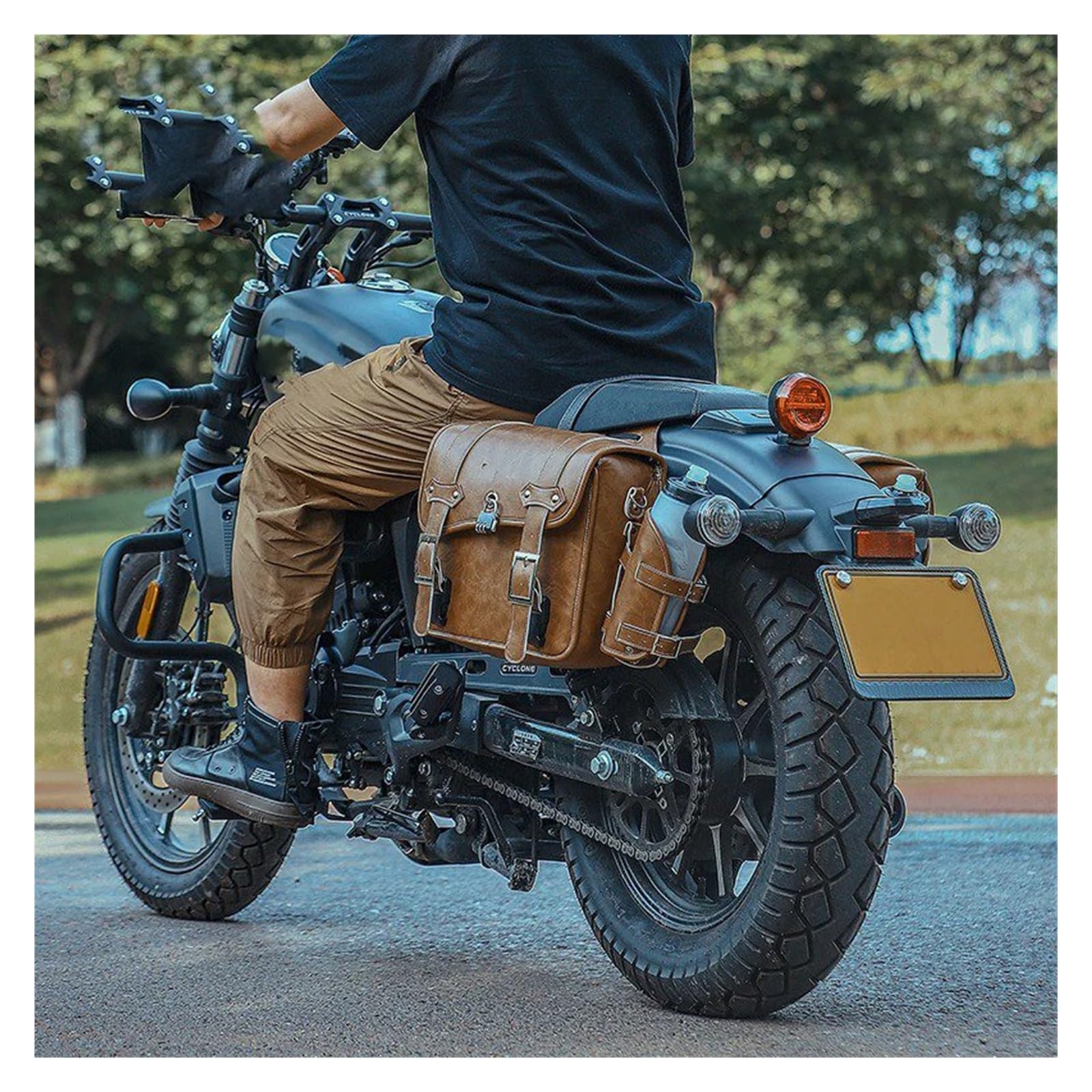 Borse Laterali per Moto Borse Laterali morbide per Moto da Donna Borse Laterali di Grande capacità da 16 Litri Ricambi e Accessori per Moto