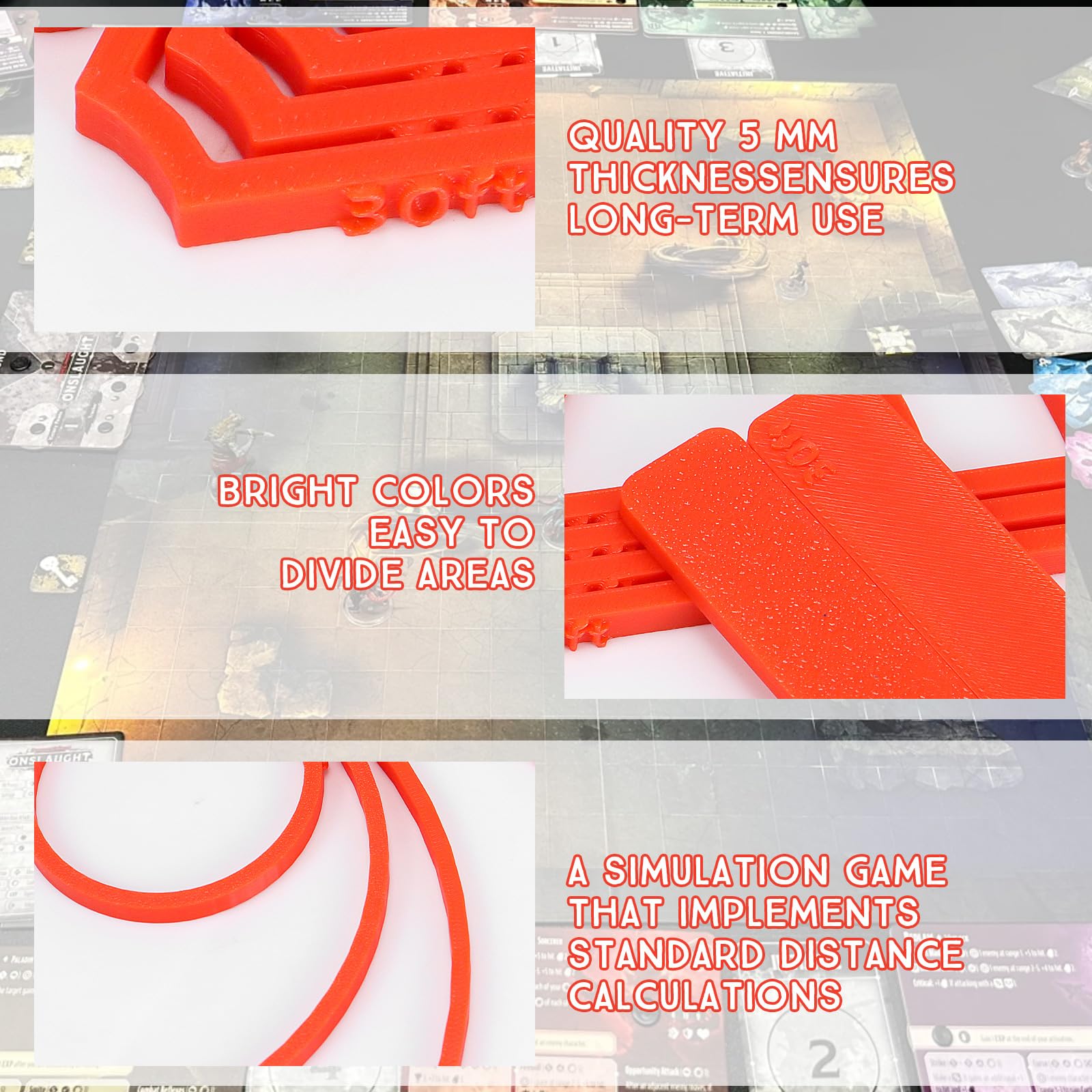 Spell AoE Damage Marker for Tabletop RPG Games Role Playing Games