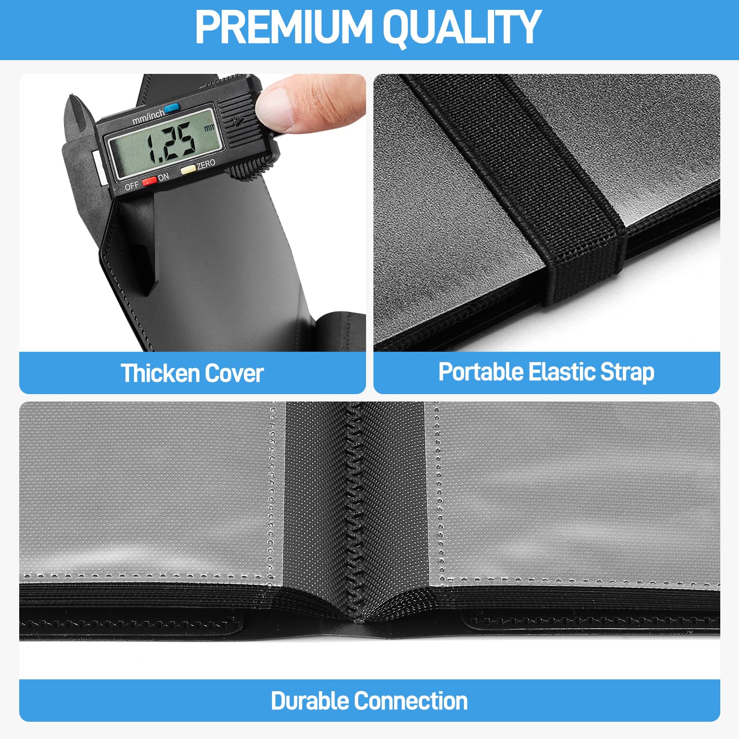 Card Binder, Upgraded 4 Pockets Trading Card Collection Binder for Cards, 160 Pockets Mini Card Book Holder Album - Black