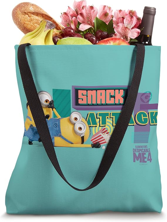 Minions Despicable Me 4 Snack Attack Tote Bag