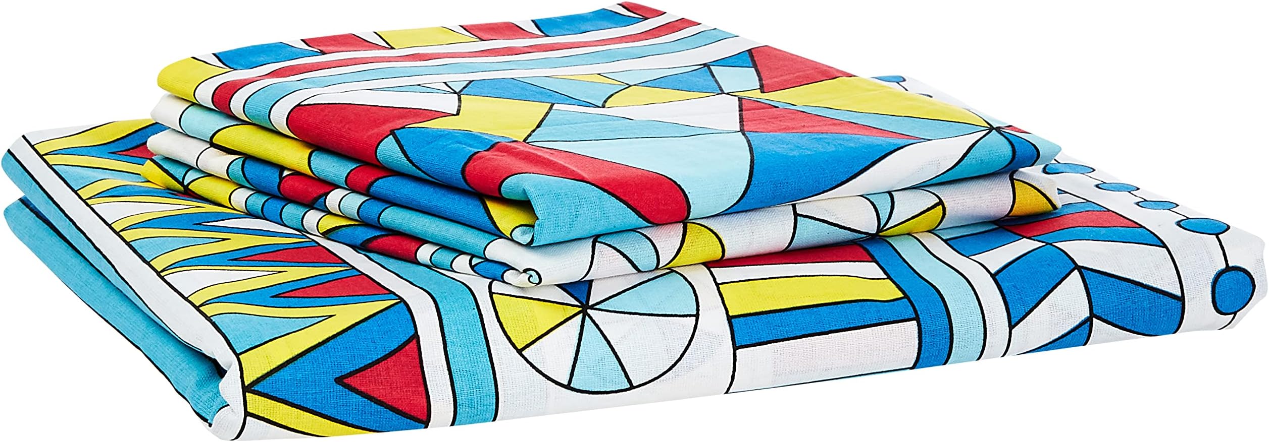 Divine Casa Double Bedding Set, Multi-Colour, 222 X 254 cm, Mg1140, 3 Pieces