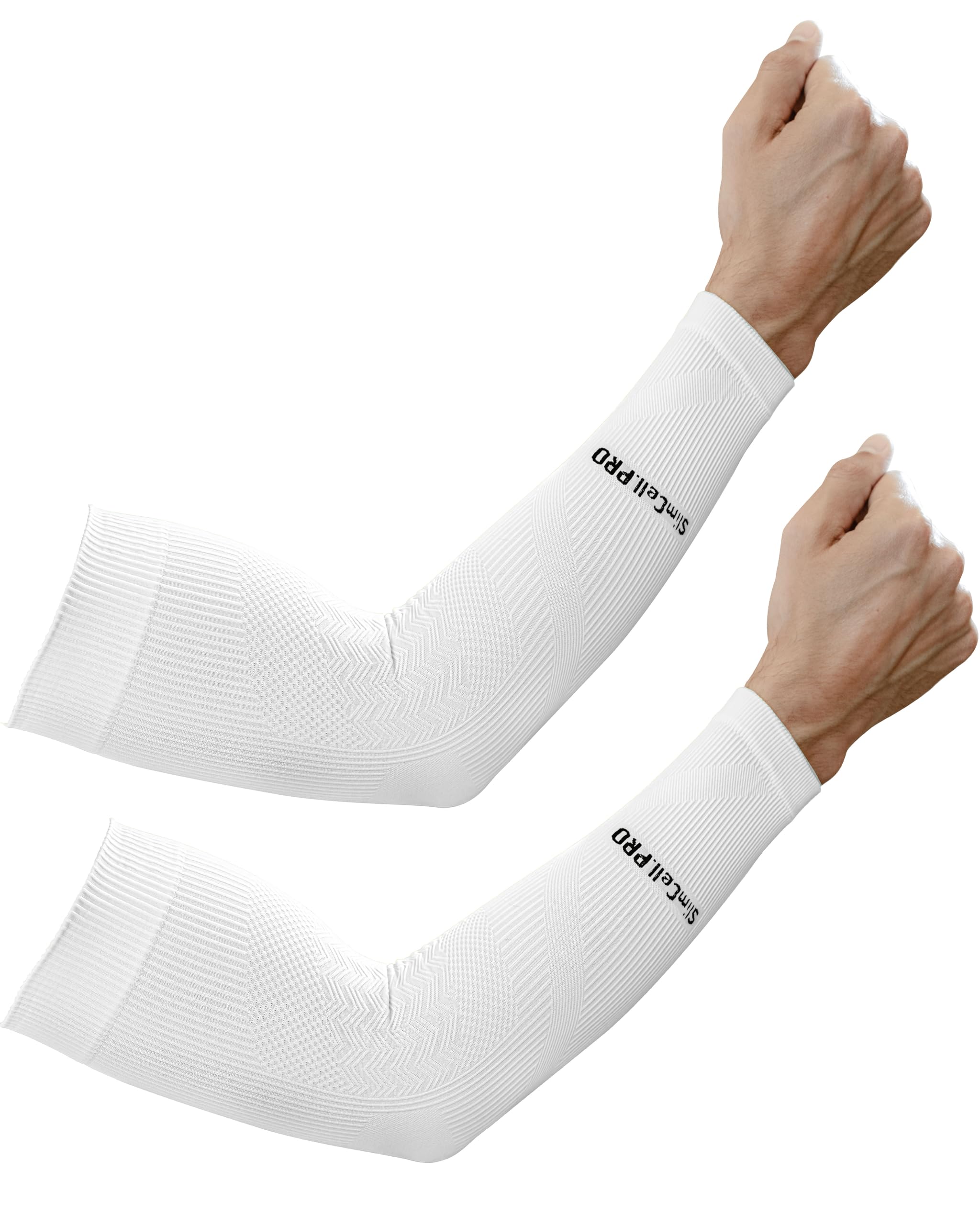 SLIMCELL Gambetti SLIMCELL PRO Unisex Anti-UV Sports Arm Sleeves – Running Sleeves, Cycling Sleeves, Volleyball Sleeves, Bicycle Sleeves, Compression Arm Sleeves, Basketball Sleeve – Made In Italy