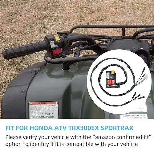 Miniatura 7 de M MATI 35200-HC4-004 Interruptor de control de botón para faros delanteros para Honda FourTrax 300 TRX300 TRX300FW 1988-1995 35200-HC5-000