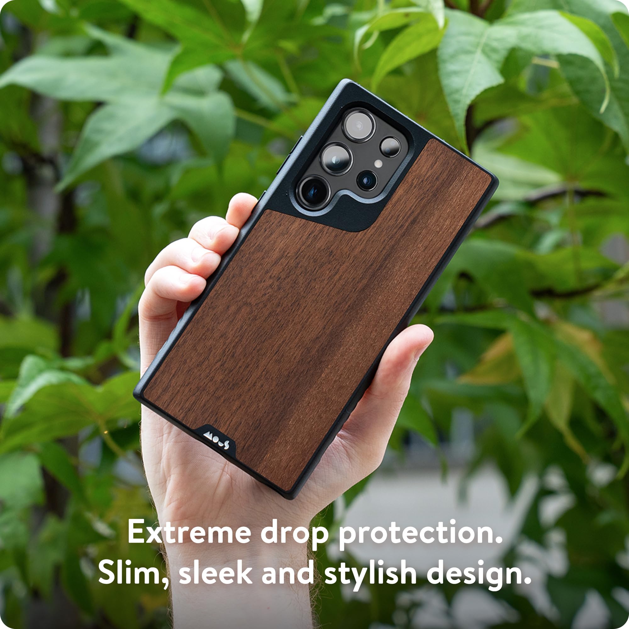 GalaxyS23 Ultra 512GB 外国版　mousケース SIMフリー Mous - Case for Samsung Galaxy S23 Ultra - Walnut - Limitless 5.0