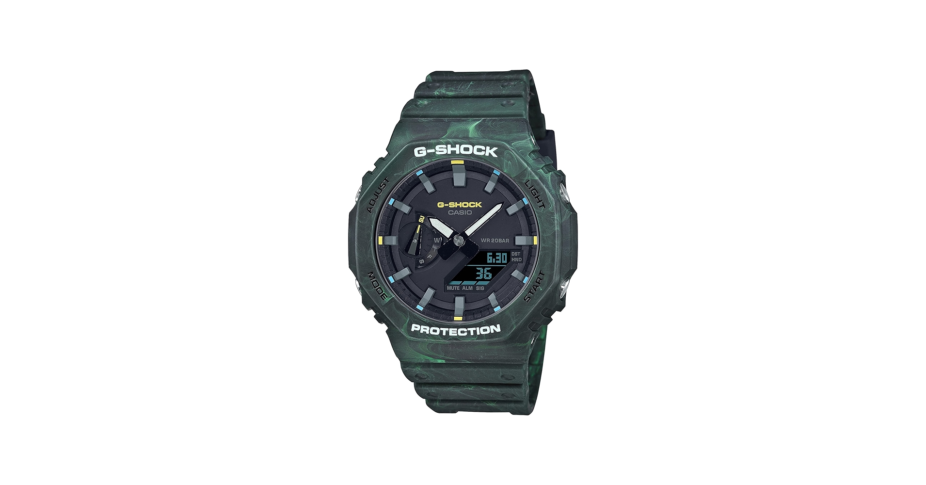 希少✨ G-SHOCK GA-2100FR-3AJF 腕時計 カモフラ グリーン GA-2100FR-3AJF | CASIO