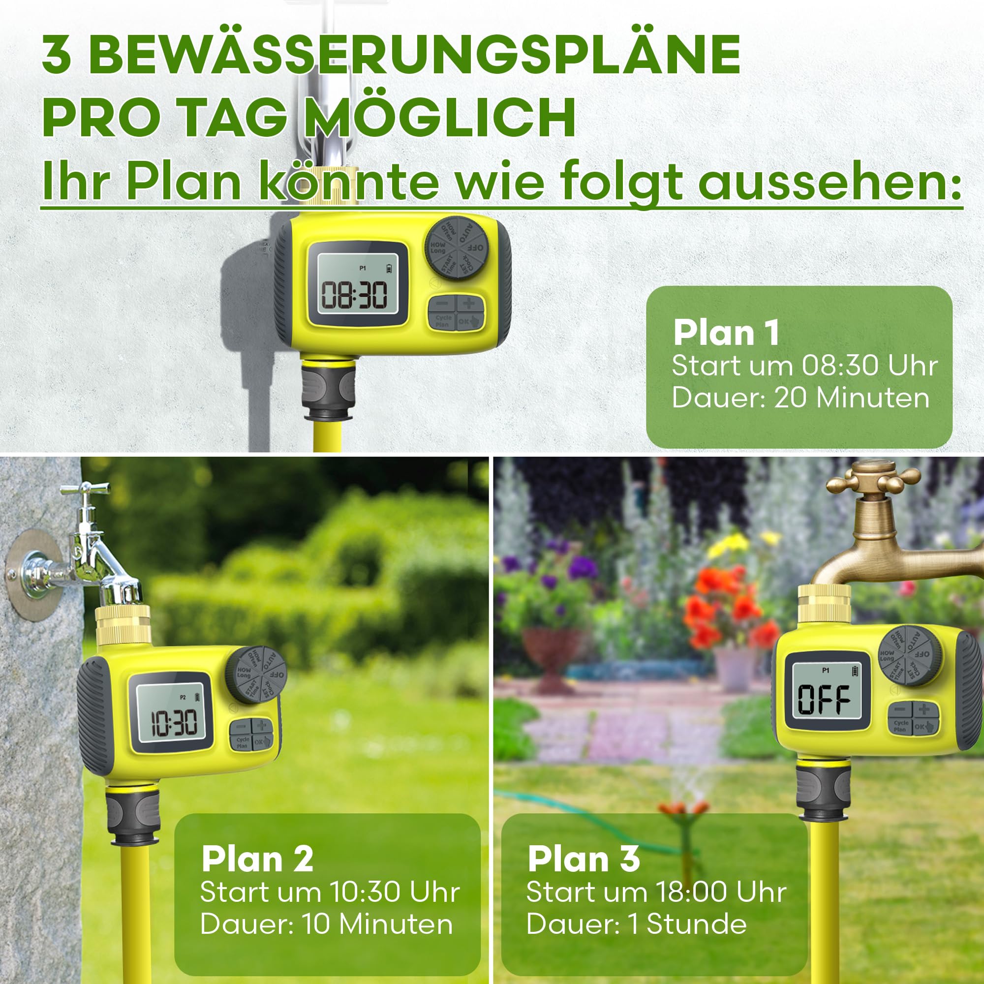 Rainfactory Bewässerungscomputer - Digitale Zeitschaltuhr Mit Regenverzögerung