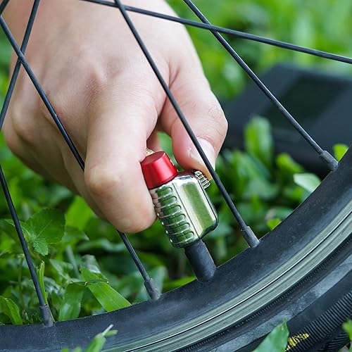 Miniatura 5 de 711L Schrader - Portabrocas de aire a presión y bloqueo, accesorio de inflador de aire de flujo abierto para bicicleta, bicicleta, motocicleta,