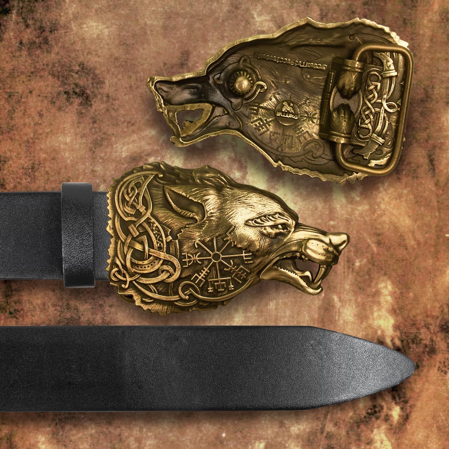 ALEXES Custom Western Belt Buckles for Men - Brass
