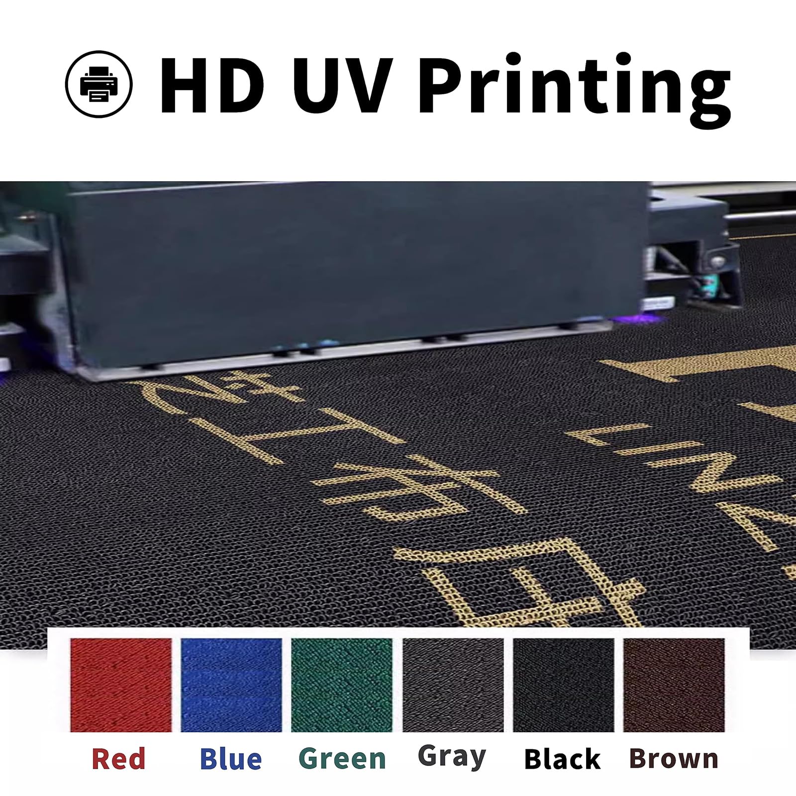 Custom Logo Welcome Entrance Mat - 6'x3' Commercial Grade Door Mat For Hotel, Office & Home | Indoor Outdoor Anti-Slip Rug