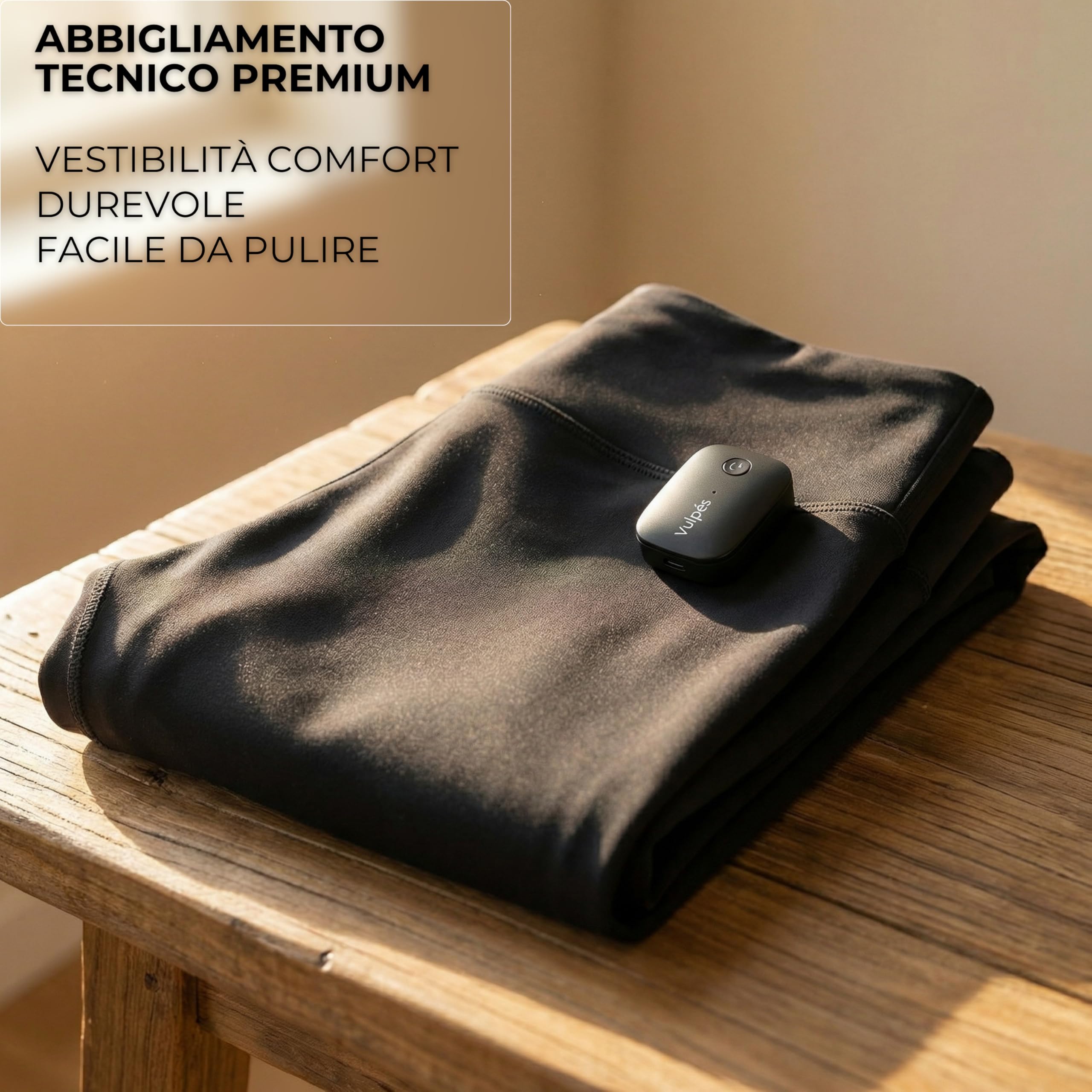 Vulpés Motion - Leggings intelligenti EMS per attivare i muscoli di glutei, fianchi e cosce
