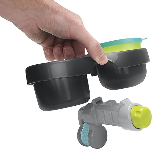 Miniatura 7 de BRICA vaina de comida de lujo para silla de bebé recipiente para bebida y comida AzulGris