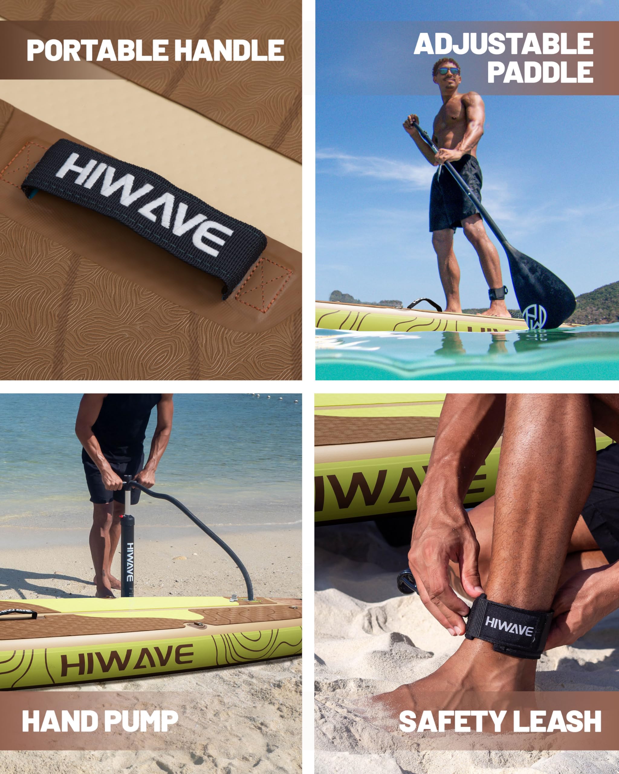 Amazon | Hiwave 空気注入式スタンドアップパドルボード 11フィート x