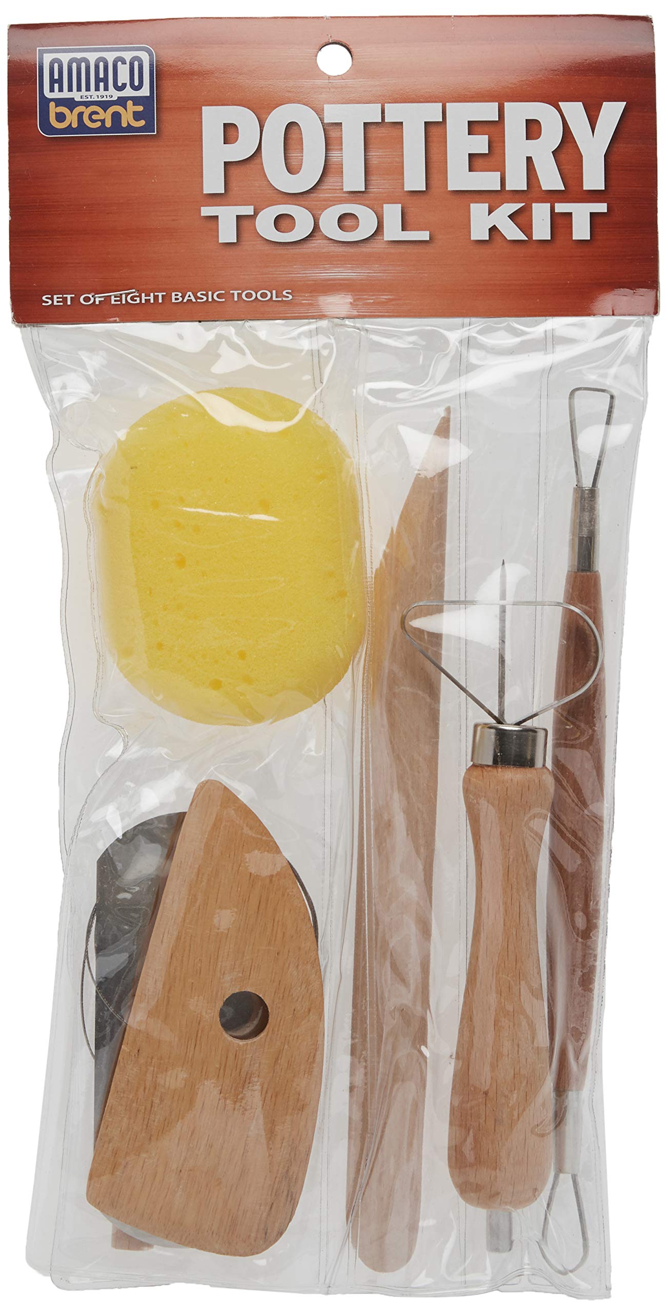 Amaco Pottery Tool Set, 8-Pieces