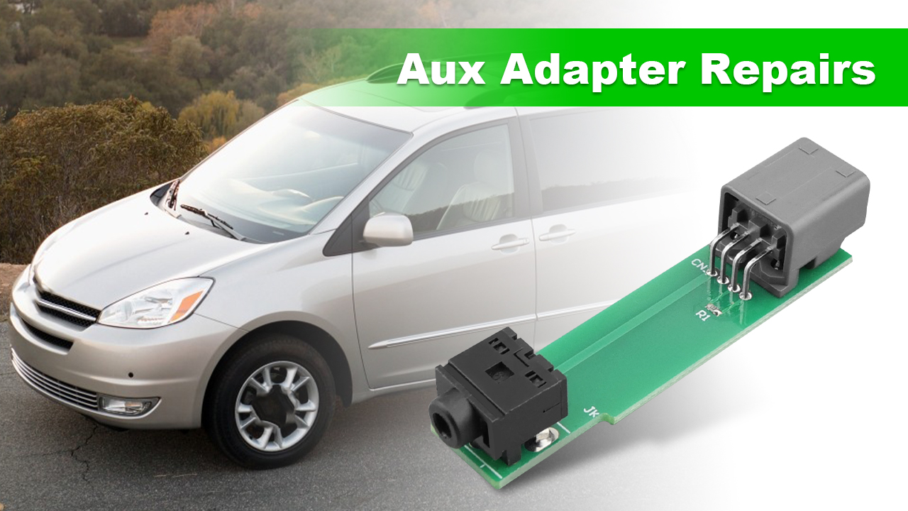 Adattatore Aux Di Ricambio Per Toyota Sienna 2004-2010 | Scheda Circuito Riparazione M3J489018x - 4