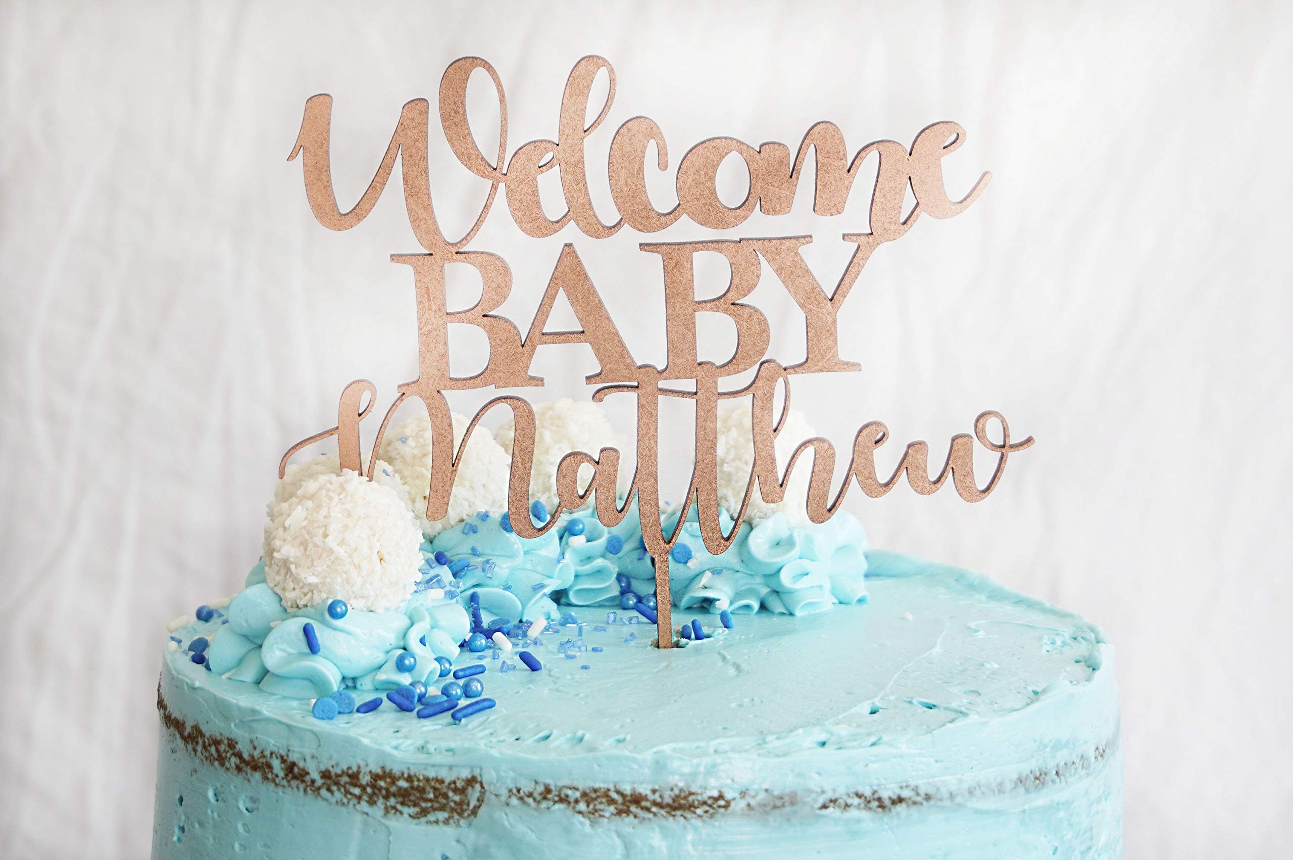 Buy Personalized Baby Shower Cake Topper Baby Name Cake