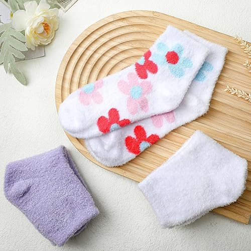 Miniatura 6 de Tarpop 3 pares de calcetines de aloe hidratantes para pies secos y agrietados, calcetines con infusión de gel para dormir, calcetines de loción,