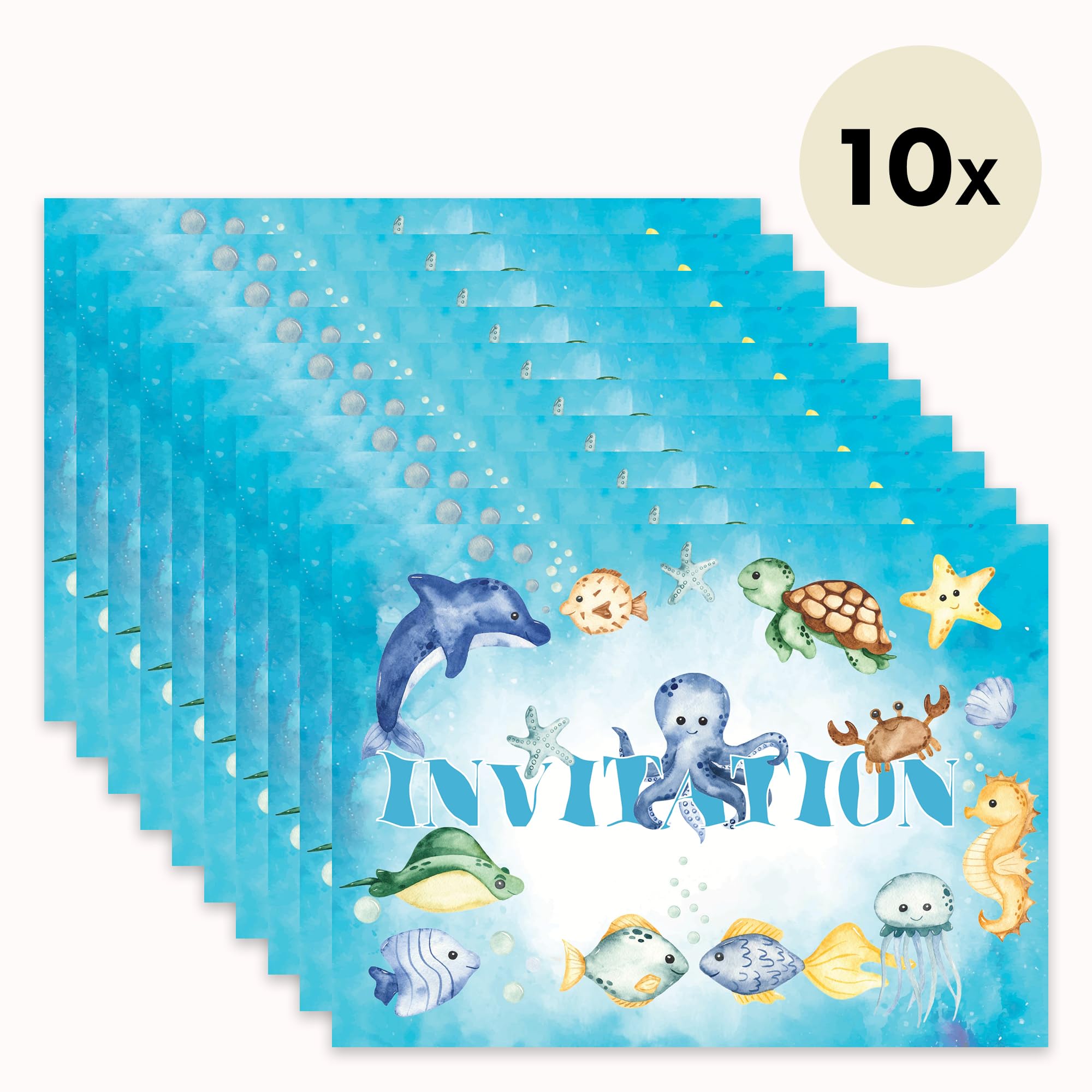 Edition Colibri (11064 FR 10 Cartes d'invitation ÉSCALADE EN SALLE en Français pour un