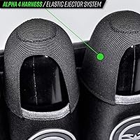 Vista 3 de Valken Arnés de paintball Alpha 4 Pod Azul