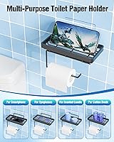 Vista 3 de Shower Caddy 7 Pack, Adhesive Bathroom Shower Organizer for Bathroom Storage, No Drilling Large Capacity Rustproof Stainless Steel Shower Shelves