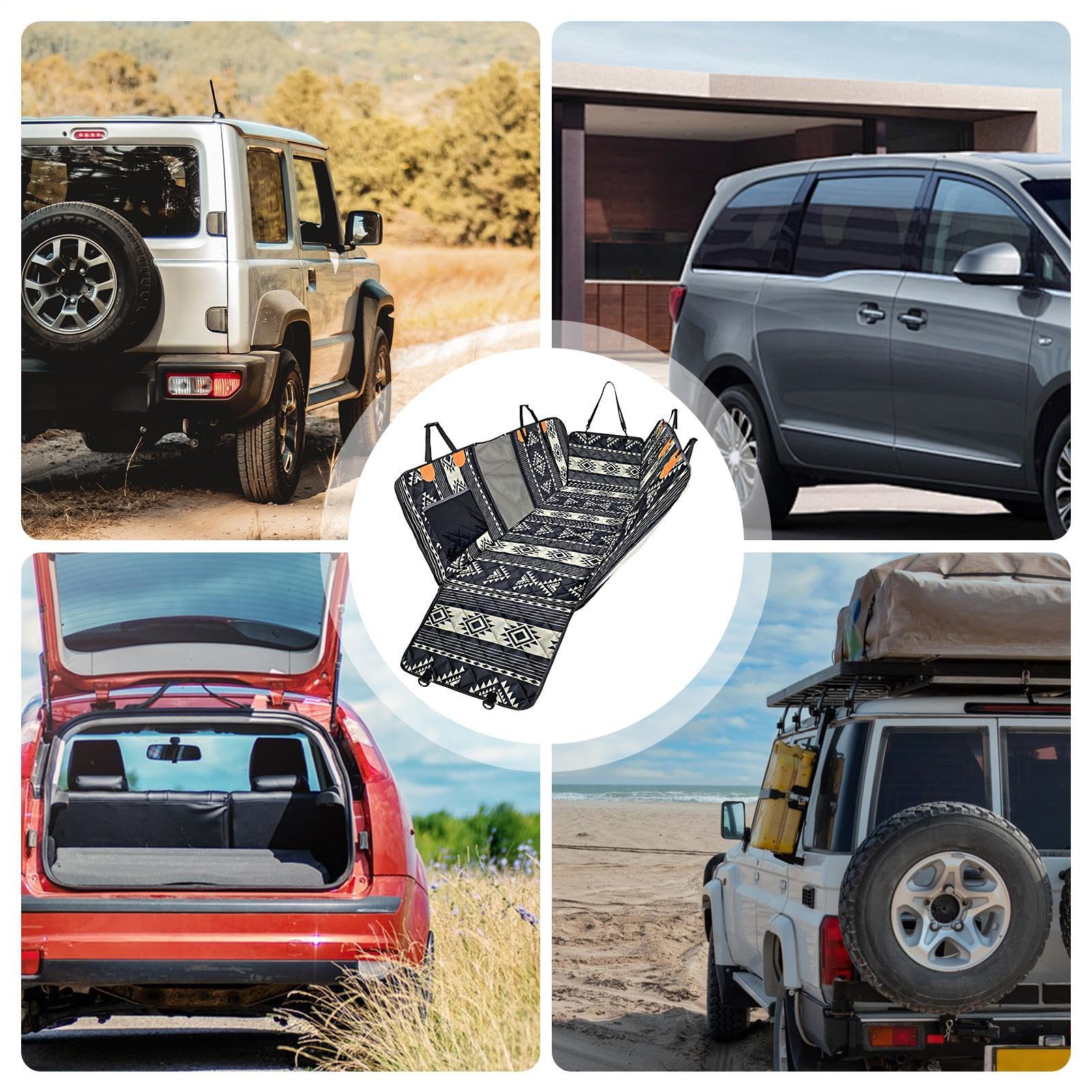 Protectora Para Asiento De Coche Para Mascotas Hamaca Asiento Vehículo | Hamaca De Seguridad Para Gatos En El Coche Para SUV Sedán Viajes Por Carretera Acampada
