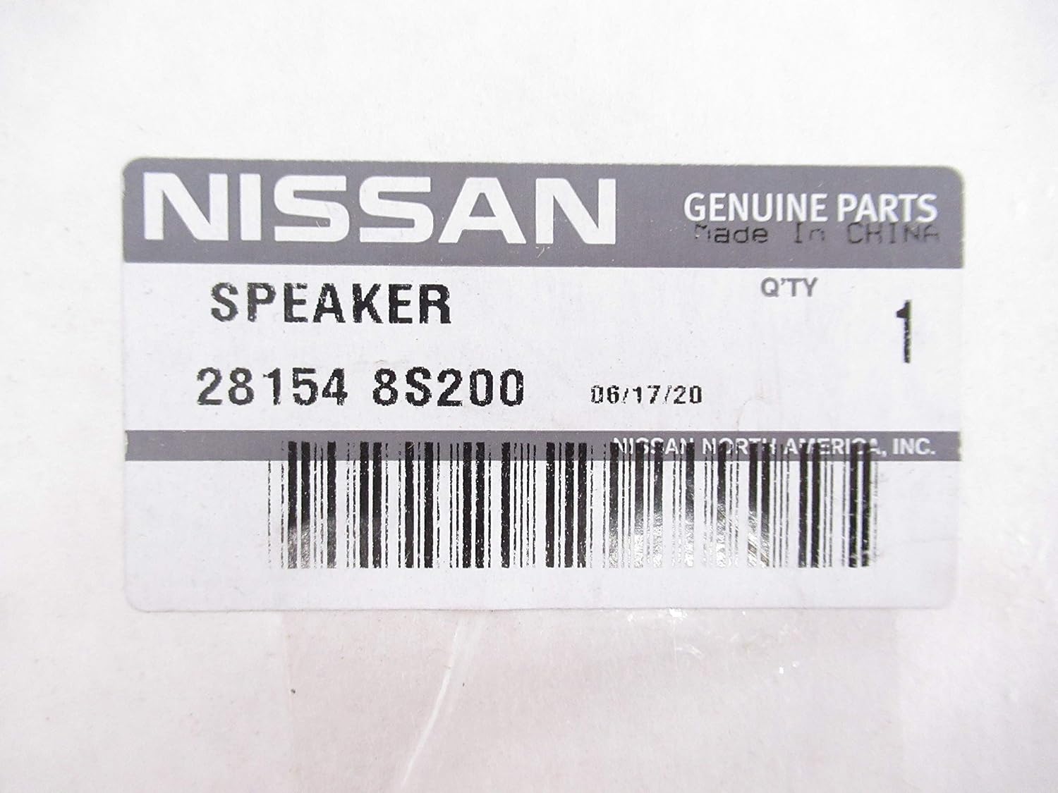 Nissan OEM Genuine Speaker Unit 28154-8S200 281548S200