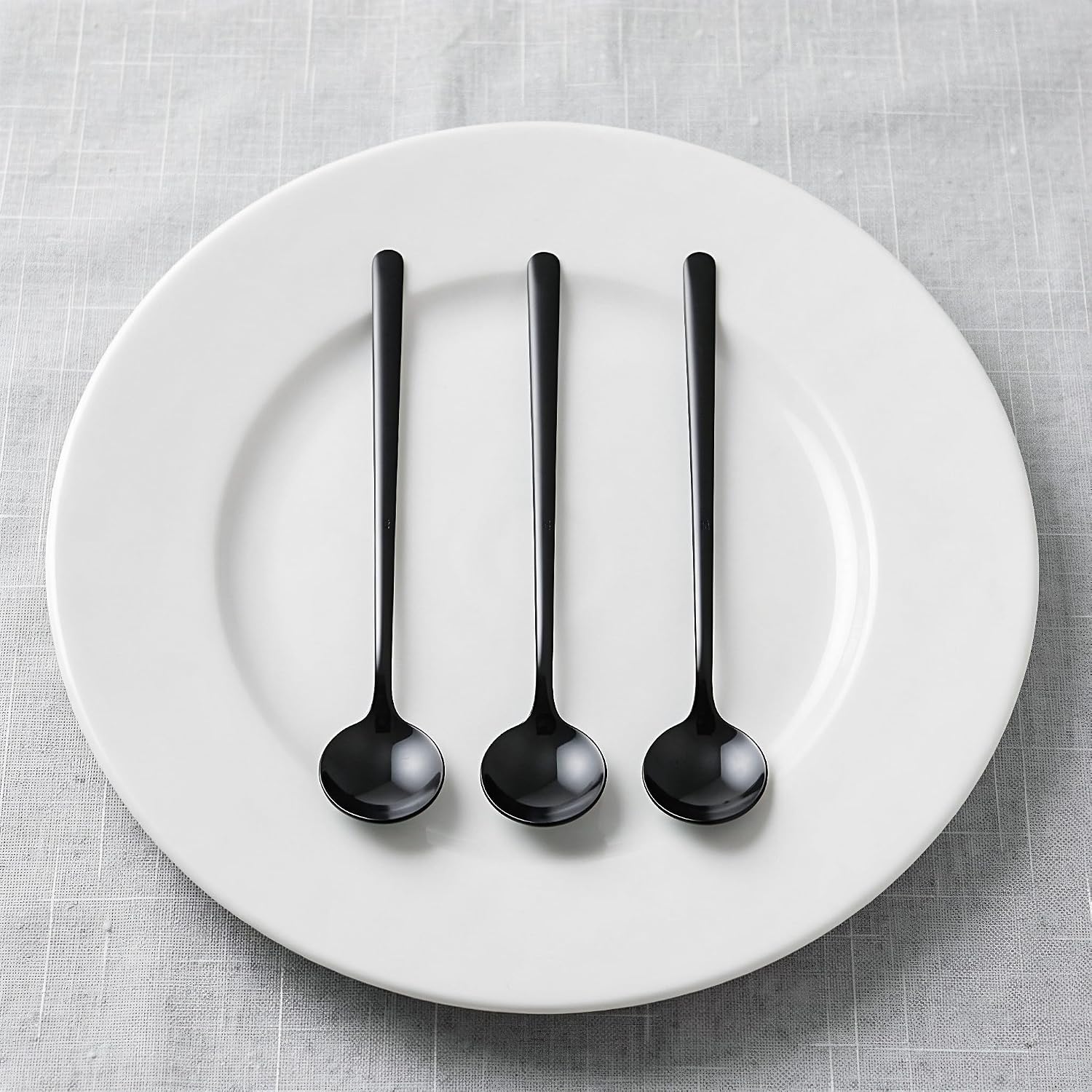 Toddmomy 8pcs Stainless Steel Coffee Spoons: 6.7'' Long Handle Iced Tea Spoon - Metal Cocktail Stirring Utensils for Dessert Home Bar Kitchen Cooking