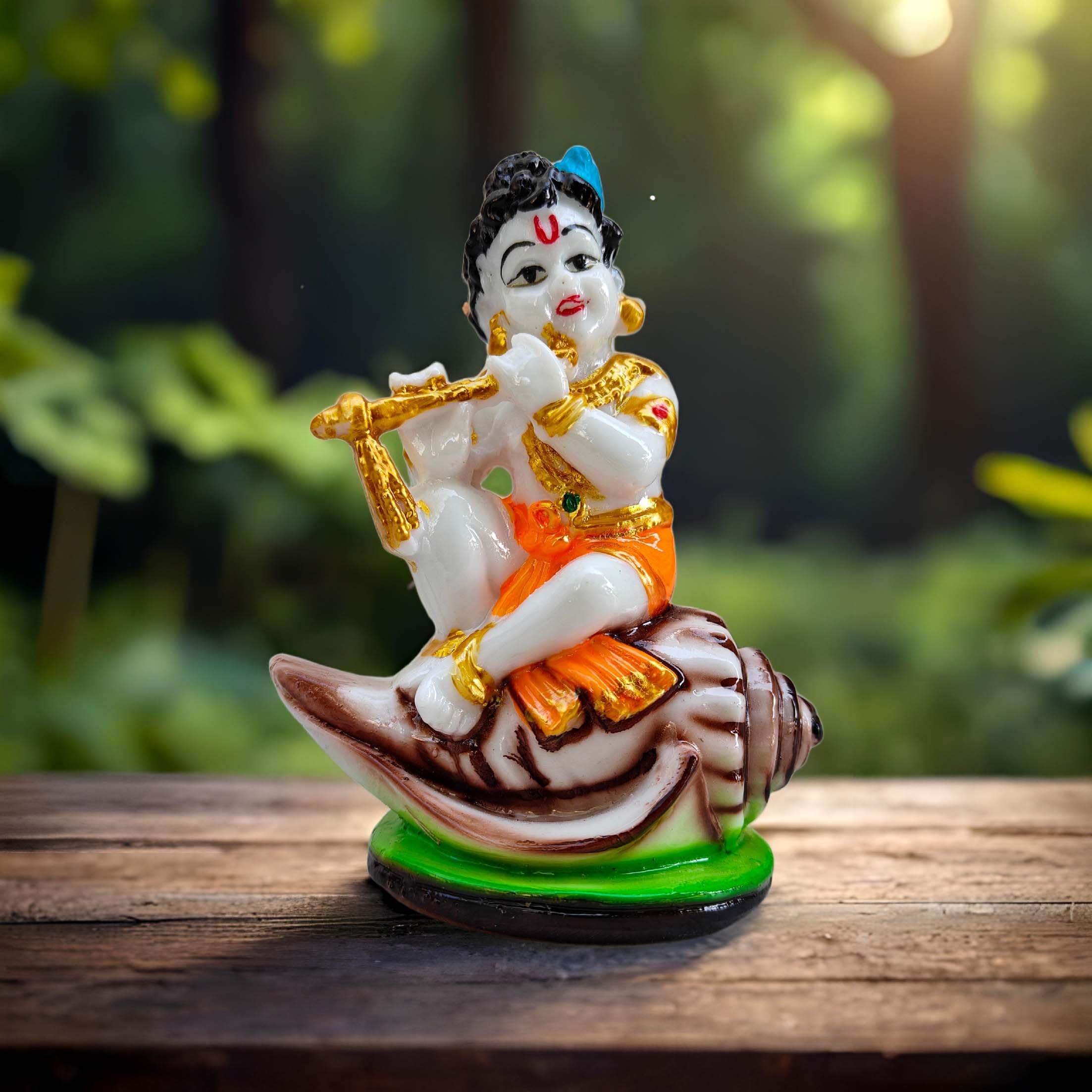 Krishna Idol/Krishna Idol for car Dashboard/Krishna murti/Krishna Statue for Home décor