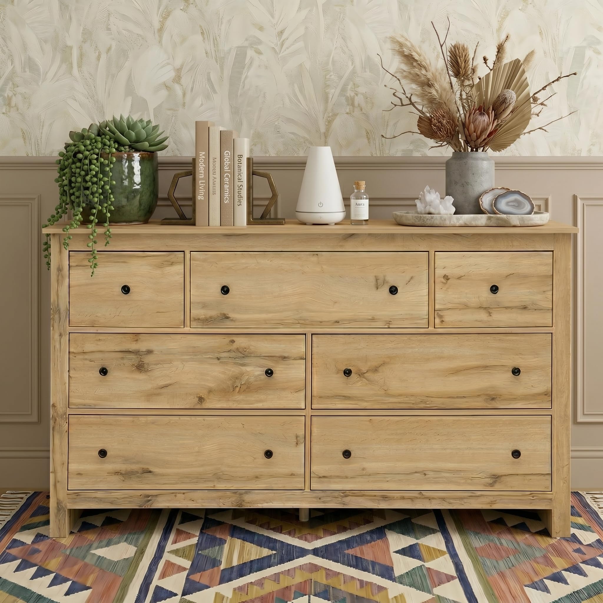 Cassettiera in legno, per corridoio, 152 x 40 x 89 cm (L x P x A)
