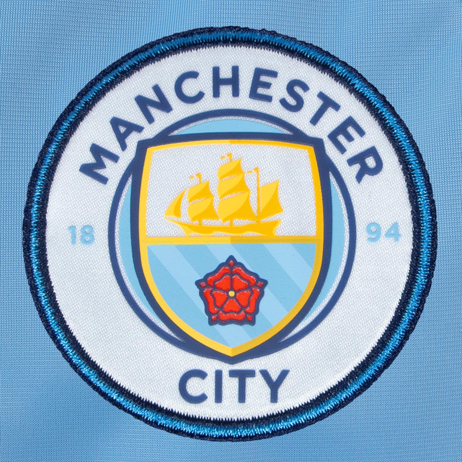 Manchester City FC Officiel - Veste de survêtement thème Football - Style rétro - garçon