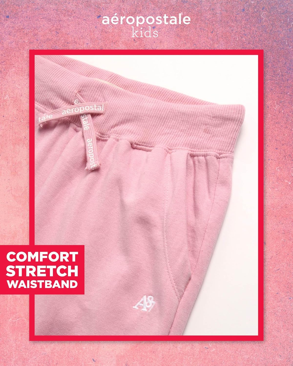 AEROPOSTALE Girls Sweatsuit Set - 2 Piece Fleece Hoodie Sweatshirt, Flare Jogger Sweatpants - Track Suit Set for Girls, 7-16 - Image 5