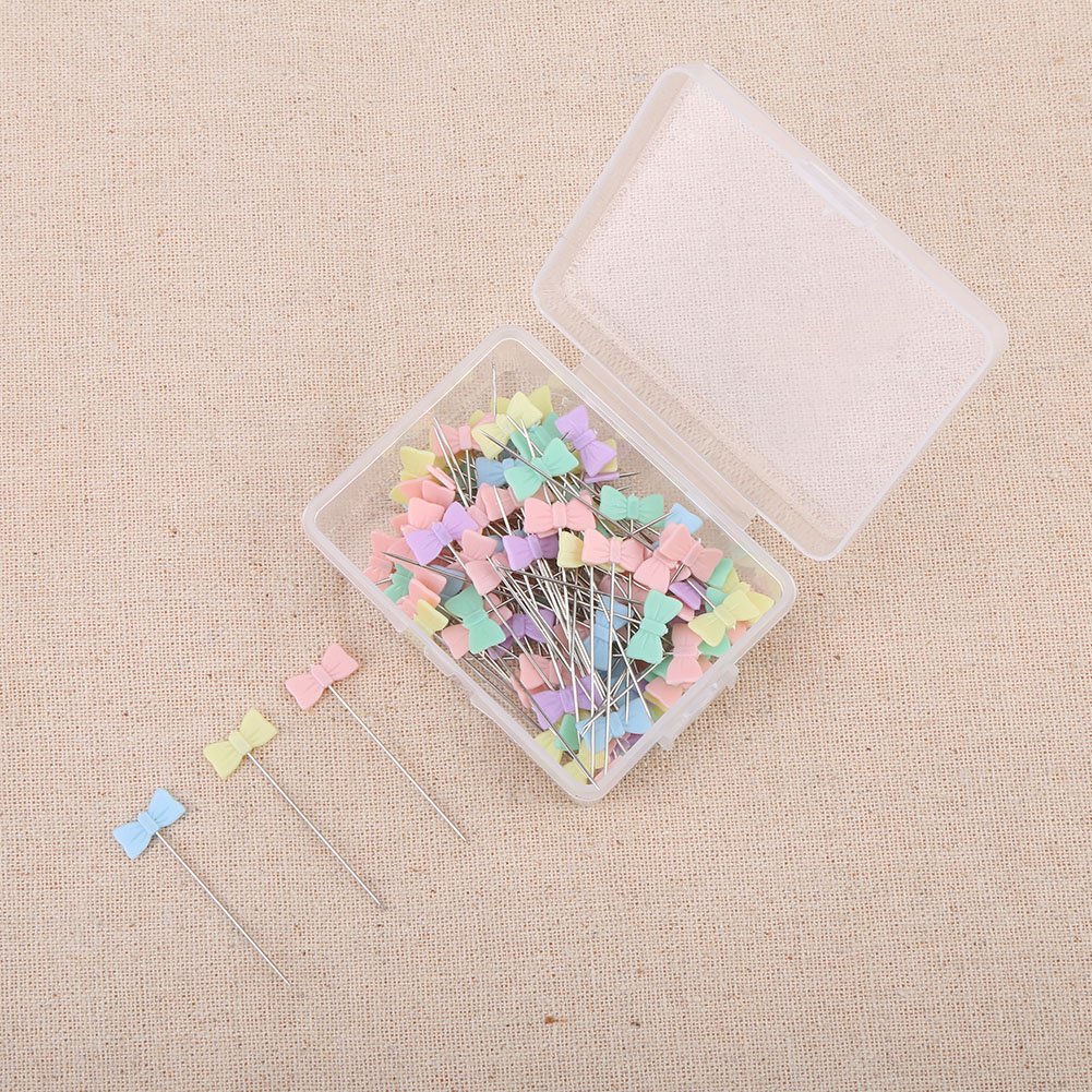 Spilli Da Cucito Con Testa Colorata - 300 Pezzi In Scatola - Per Tessuto, Craft E Fai Da Te - Foto 9