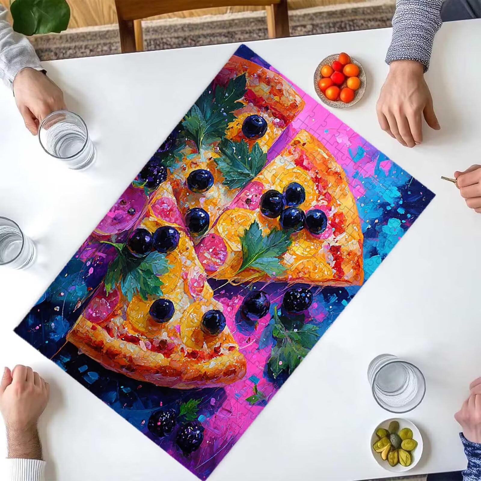 1500 Pezzi di Puzzle, 1500 Pezzi di Puzzle per Adulti, Regalo Anniversario, Regalo Natale, Decorazione Della Casa, Prevenzione Della Degenerazione Cerebrale Negli Anziani 87x57cm PjY8806 2-3