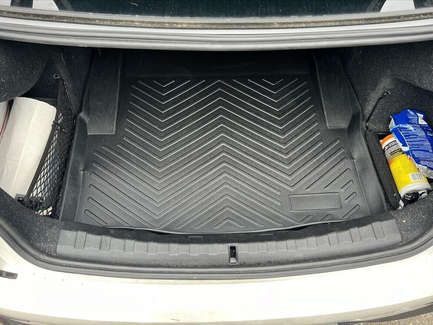 Cargo Liner - Trunk Mat for BMW 3-Series G20 2019-2026 – Weather-Resistant Trunk Mats for Cars with Raised Lip–Non-Slip Car Trunk Mat Tray Pad Boot–Laser Pre-Cut Design
